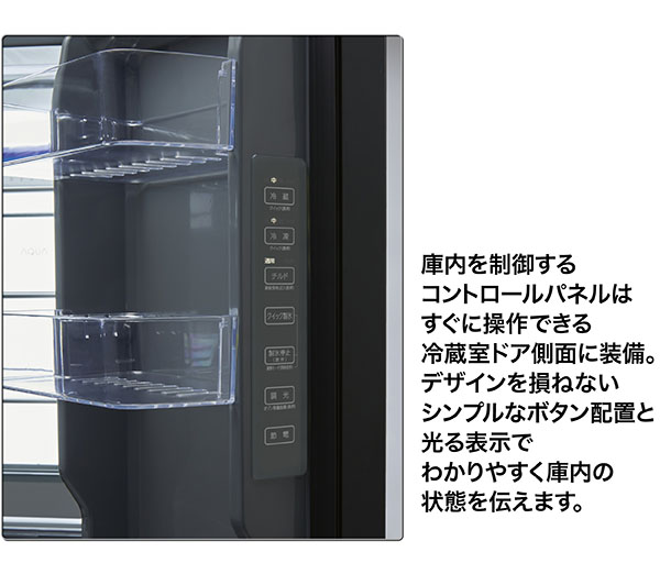 AQR-TXA50N | 容積501L | TX series（TXシリーズ） | 冷蔵庫 | アクア
