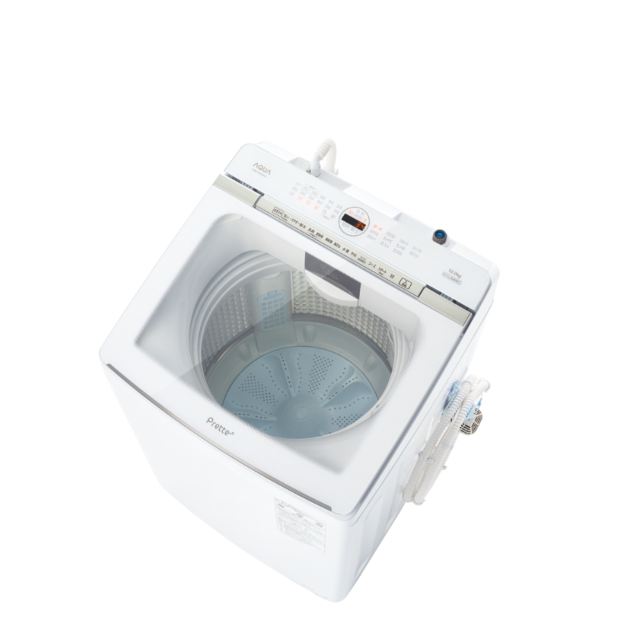 AQW-VX10P | 容量：洗濯・脱水 10kg / 水量約103L | Prette plus