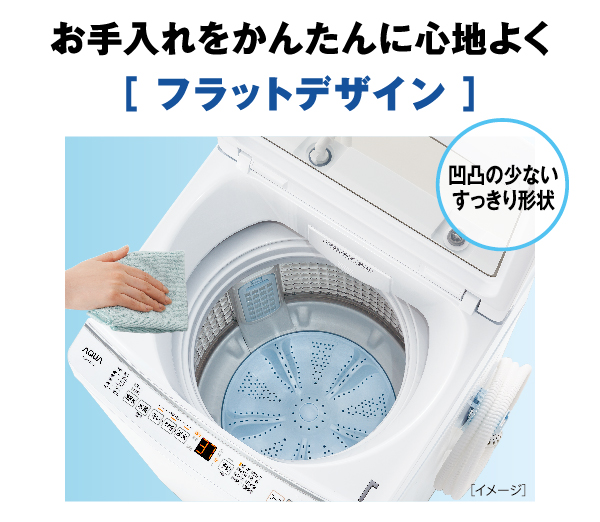 AQW-S7P | 容量：洗濯・脱水 7kg / 水量約113L | 全自動洗濯機