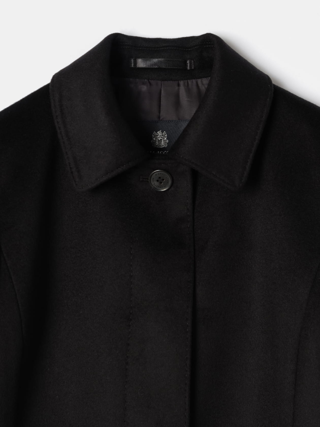 ピュアカシミヤ ステンカラーコート