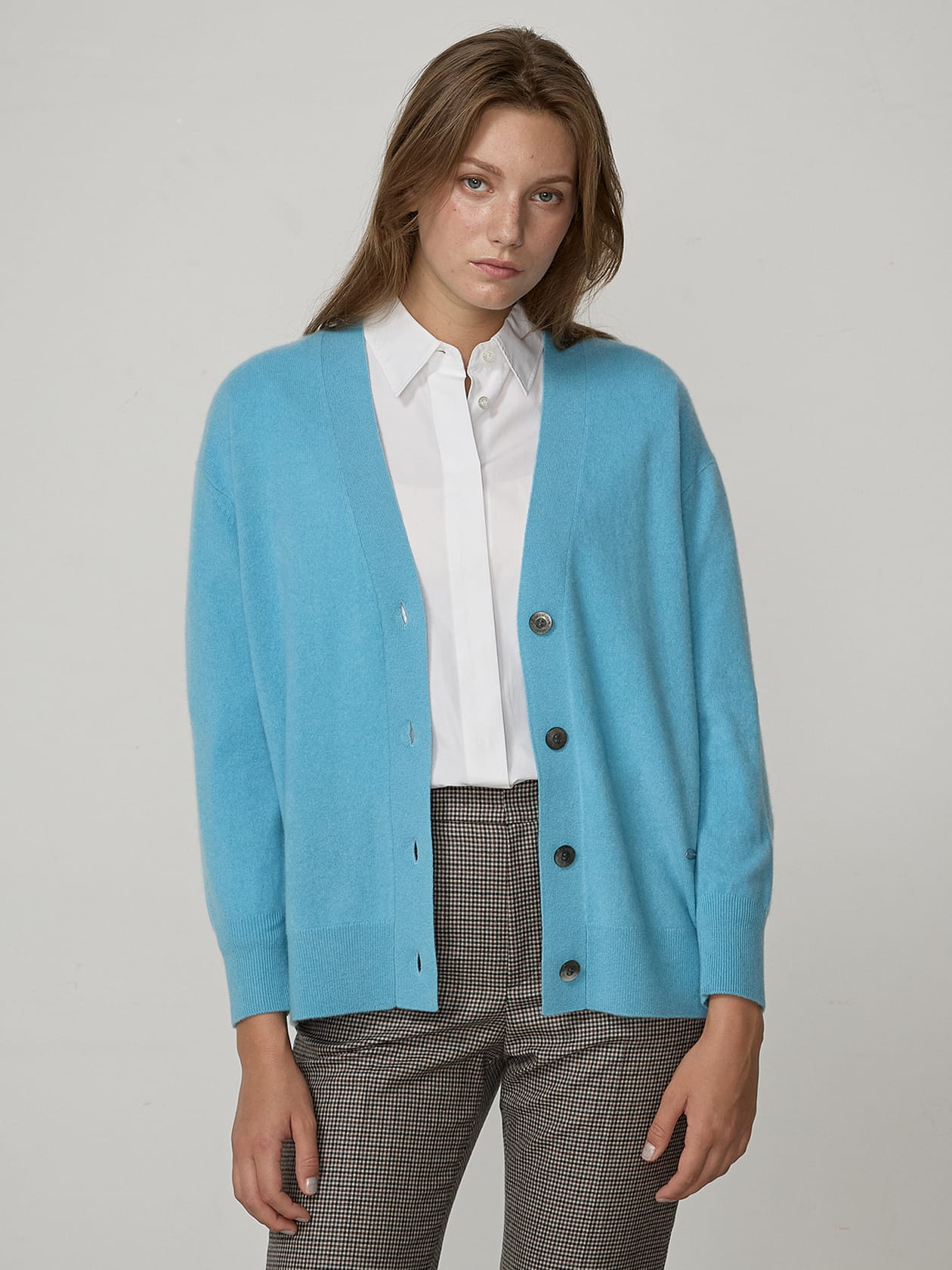 カシミヤカーディガン