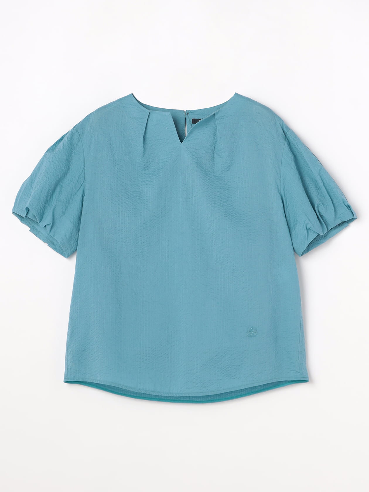 パフスリーブ スキッパーブラウス