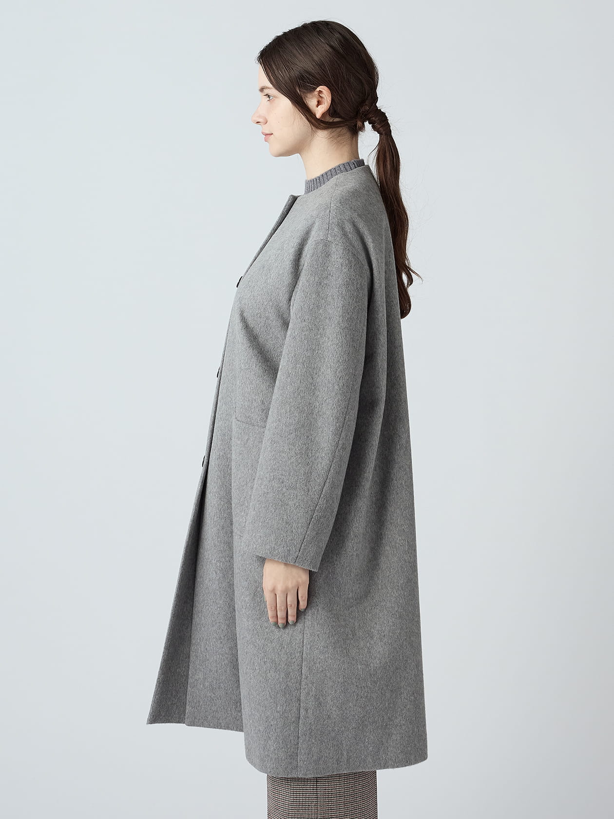 イングランドウール Aラインコート