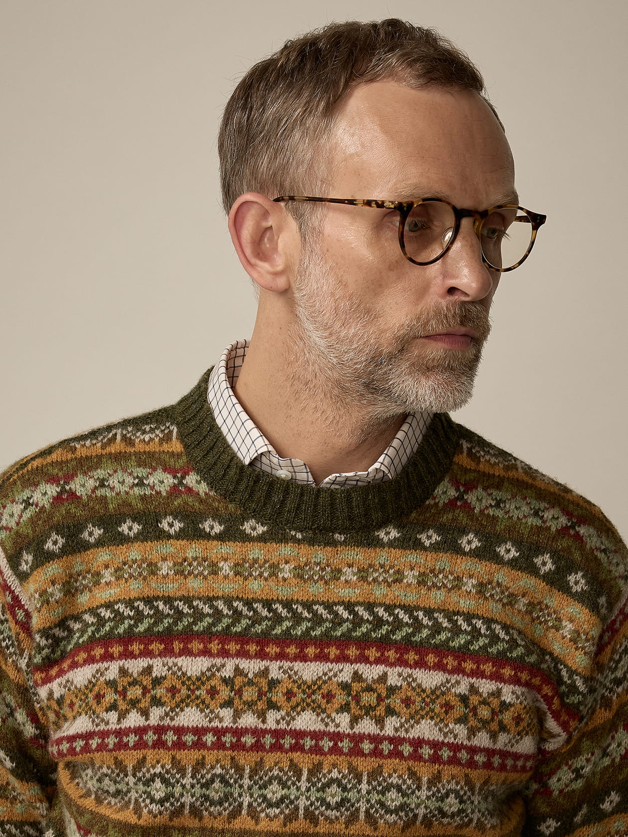 UK Traditional】 fair isle Knit