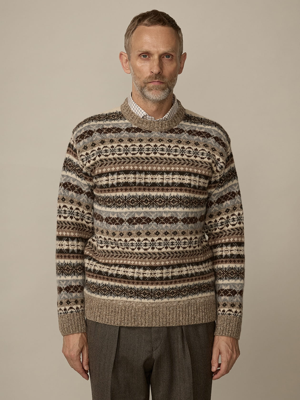 UK Traditional】 fair isle Knit