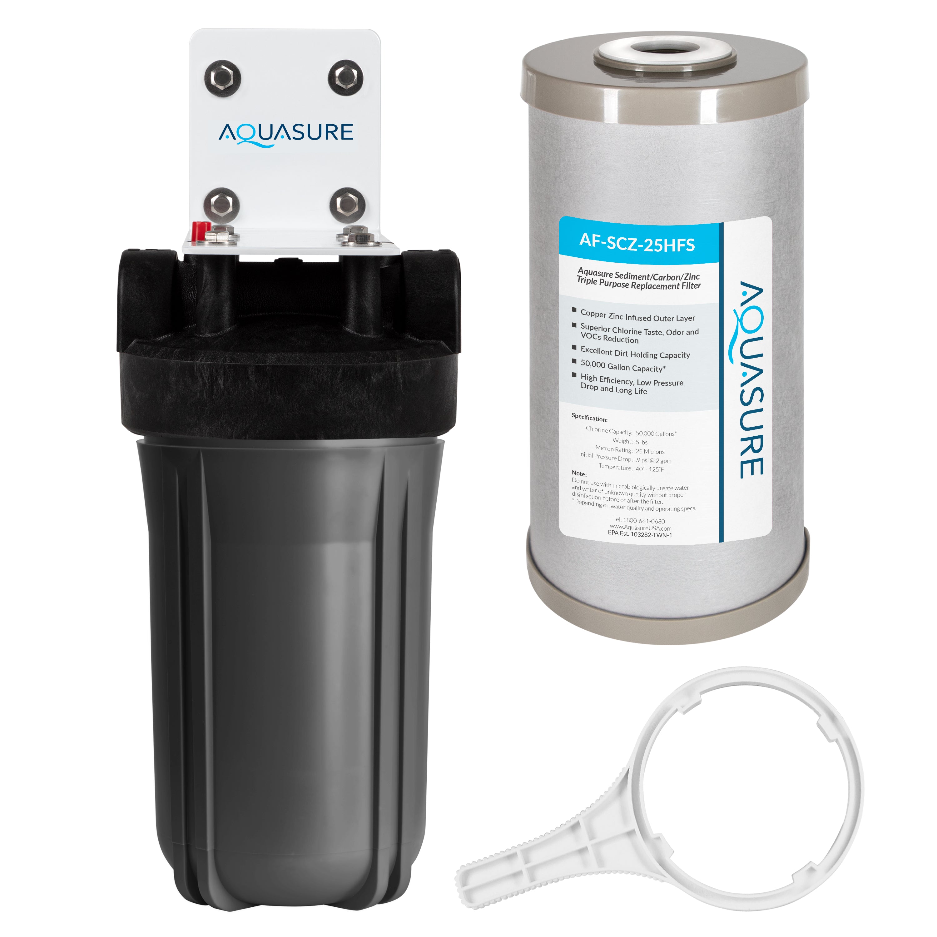 Fortitude V Series | Whole House Water Filter with Triple Purpose