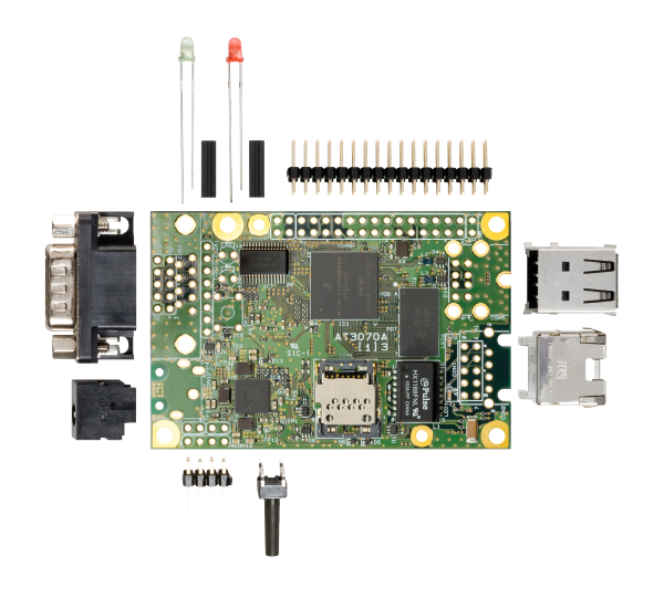 Armadillo-640 量産ボード（リード部品未実装・部品付） | Armadilloサイト