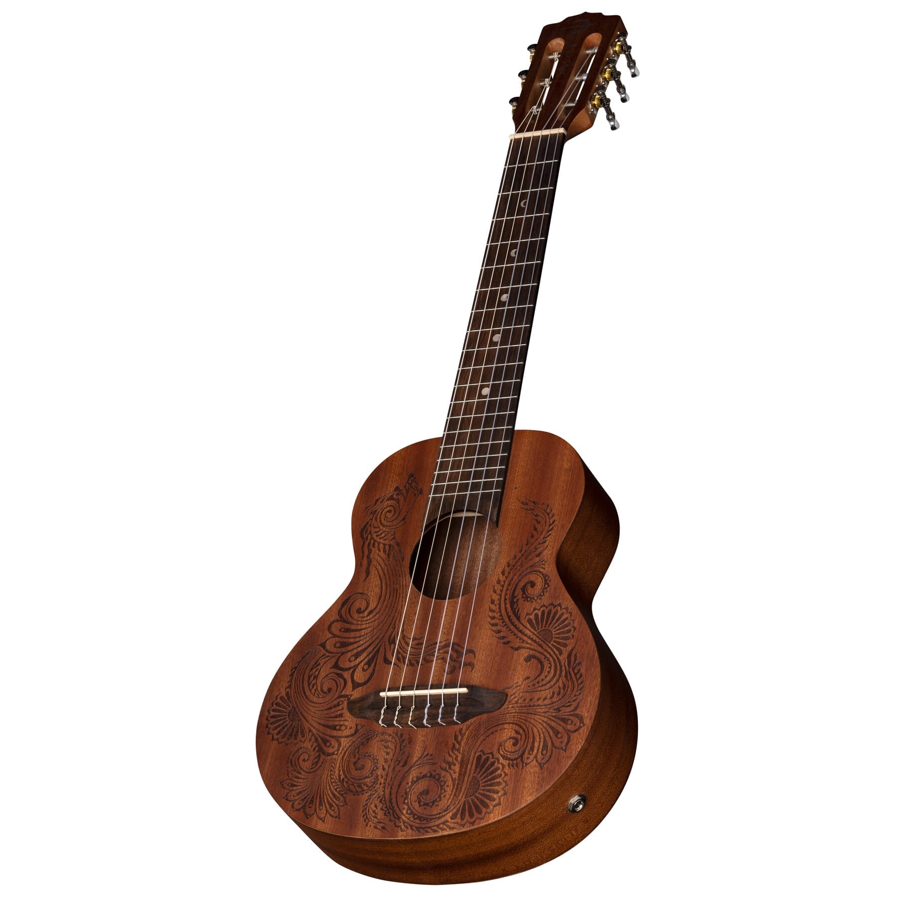 UKE TRIBAL 6-STRING GUITARLELE - MAHOGANY