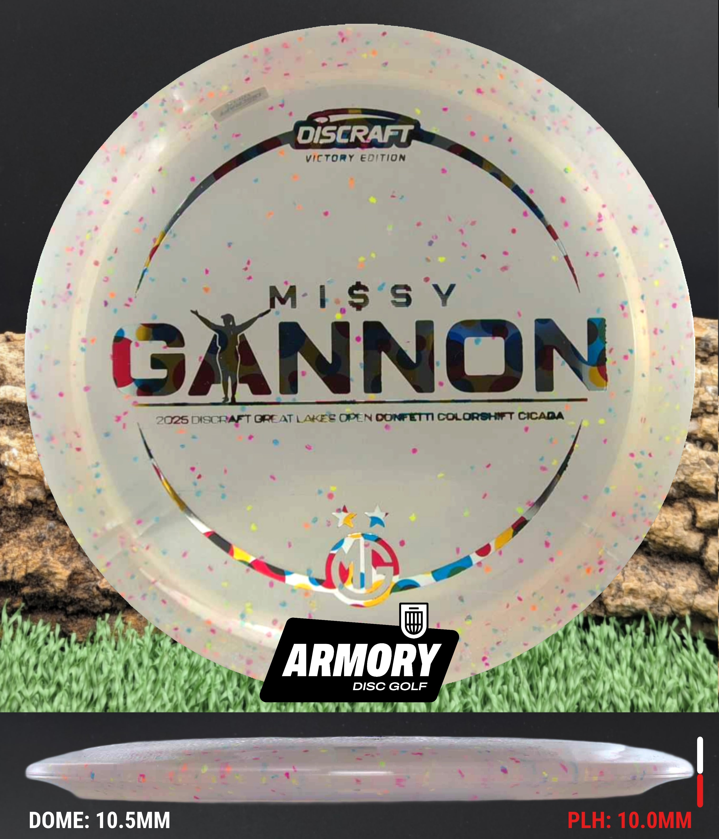 Discraft Z Colorshift Confetti Cicada – Armory Disc Golf