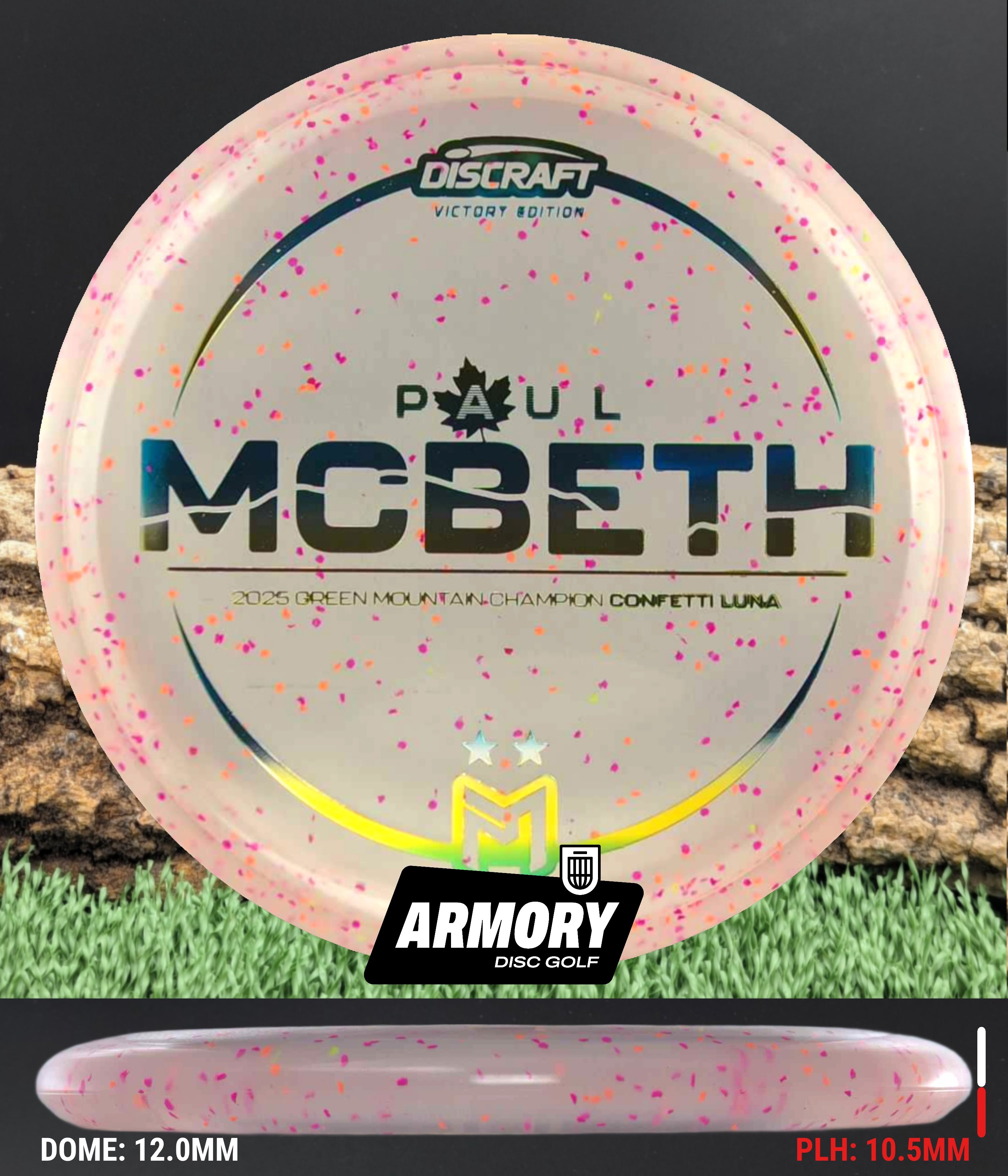 Paul McBeth Victory Edition Luna – Z Confetti – Armory Disc Golf