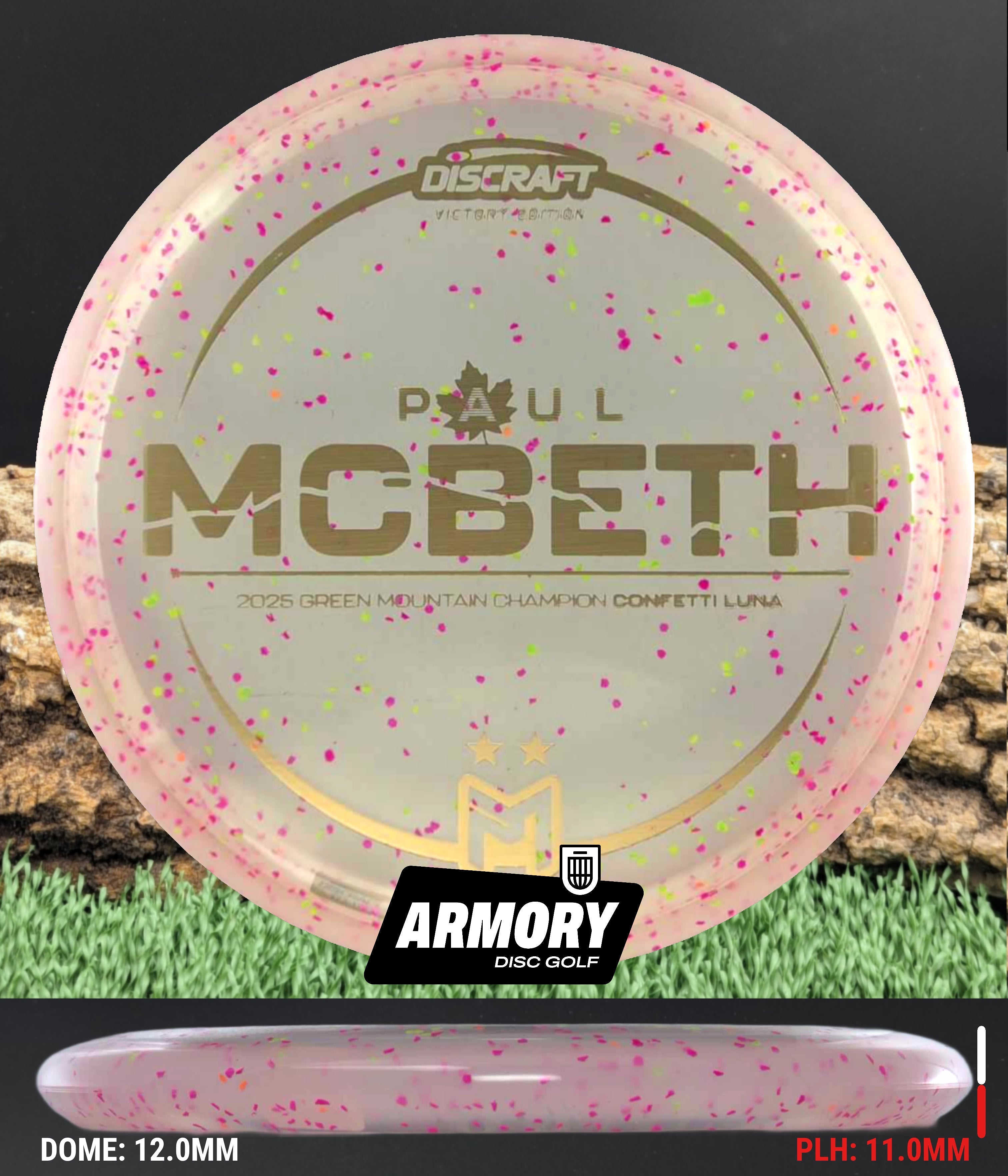 Paul McBeth Victory Edition Luna – Z Confetti – Armory Disc Golf