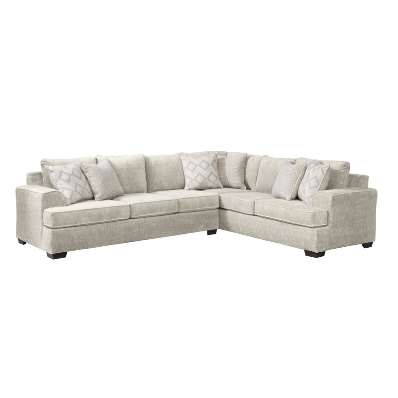 Behold Home 2580 2 pc Sectional - Ritzy Cream
