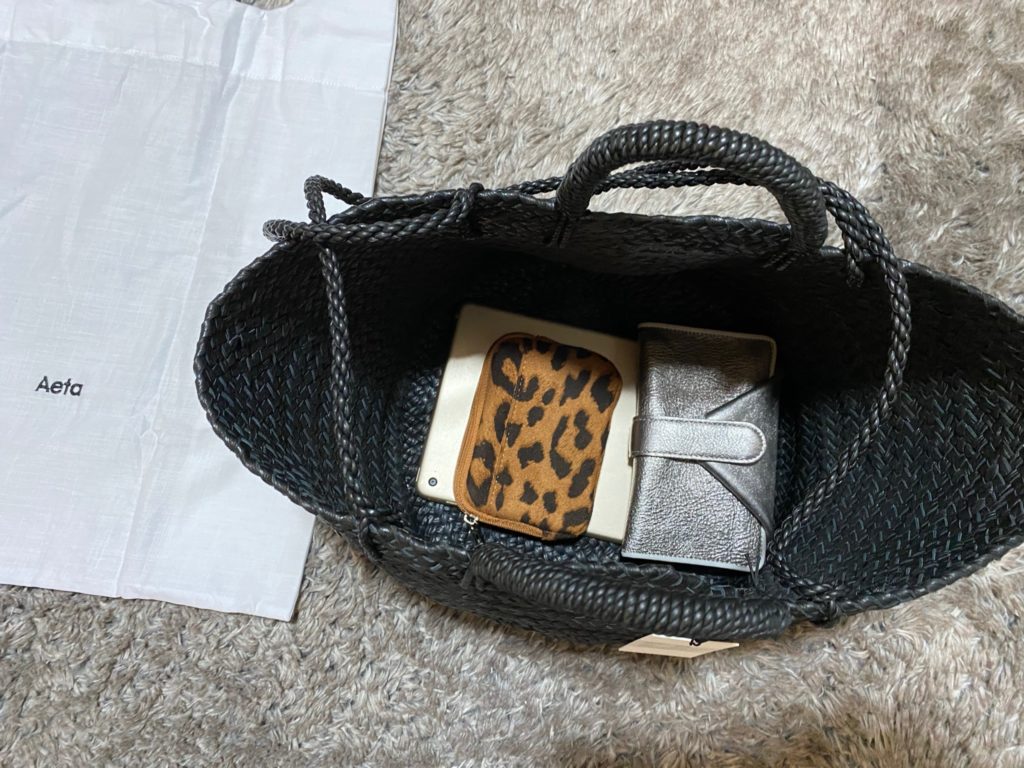 Aetaアエタのレザーバスケットショルダーの感想 | 50代アラカンひとつ