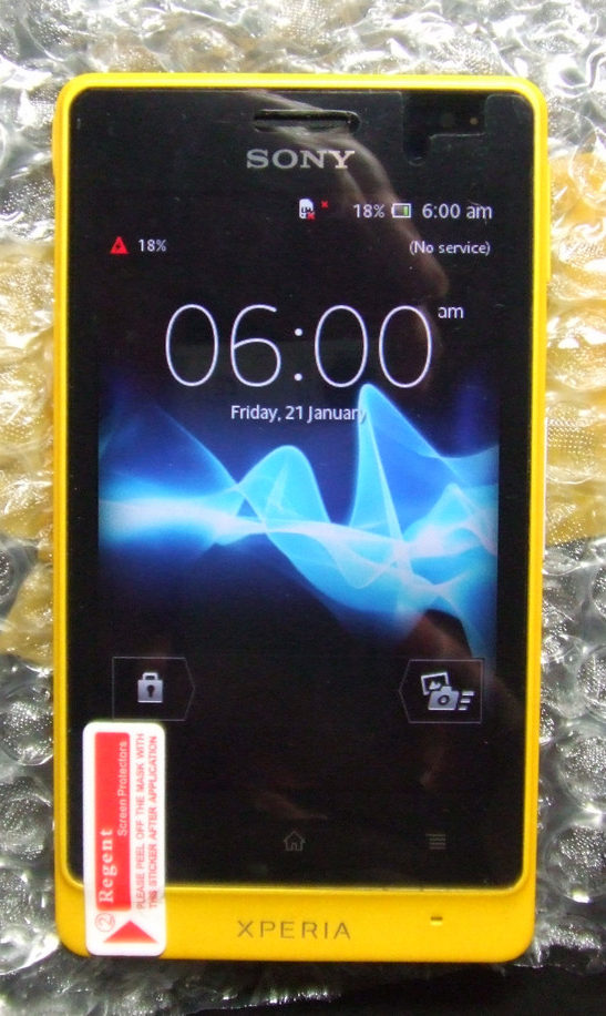 Sony Xperia go ST27i を頼みました | アロエのおうち