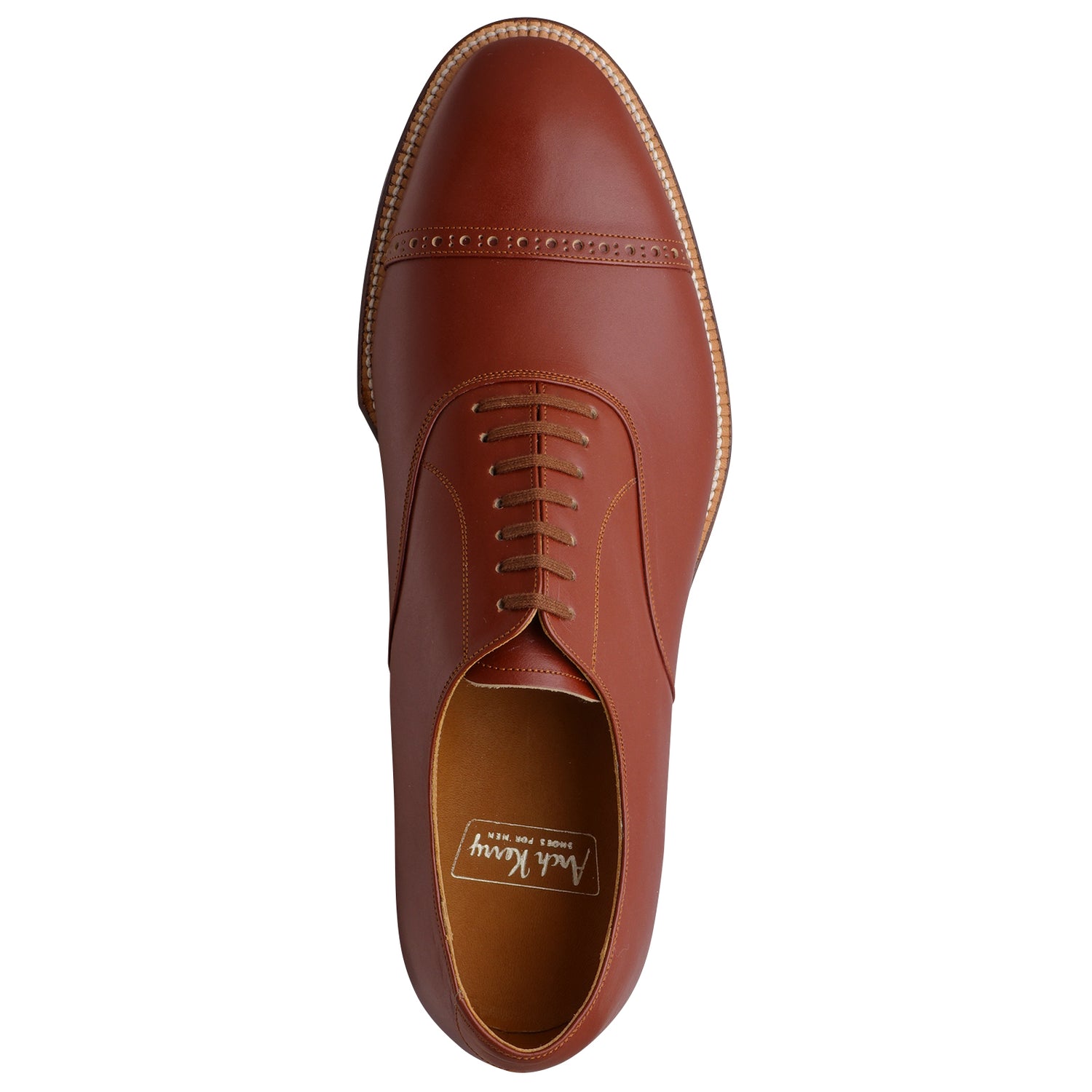 30811 / 7 Eyelet Cap Toe Oxford Tan Calf – Arch Kerry