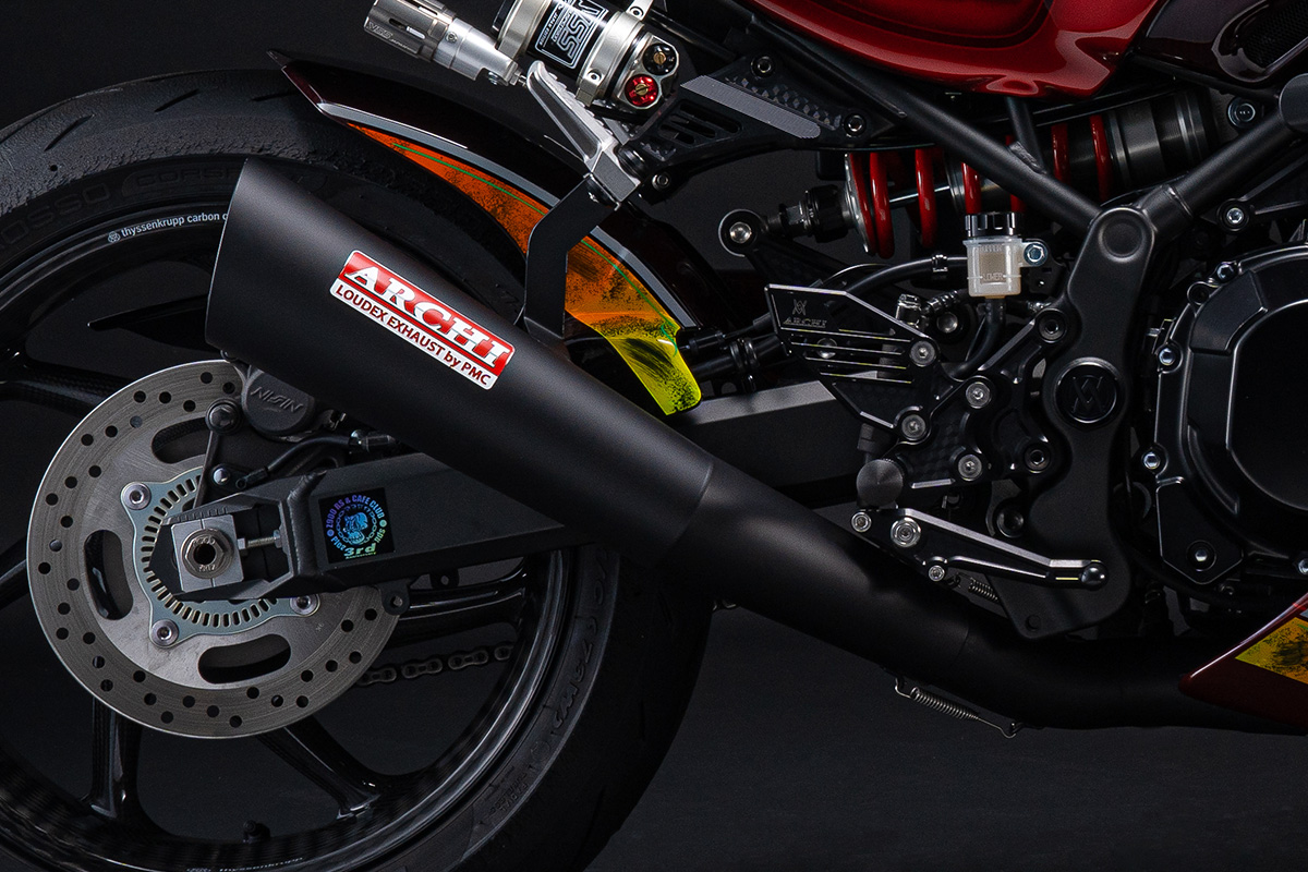 ≪Z900RS専用 LOUDEXタイプメガホンマフラー開発 その1》 | 開発情報