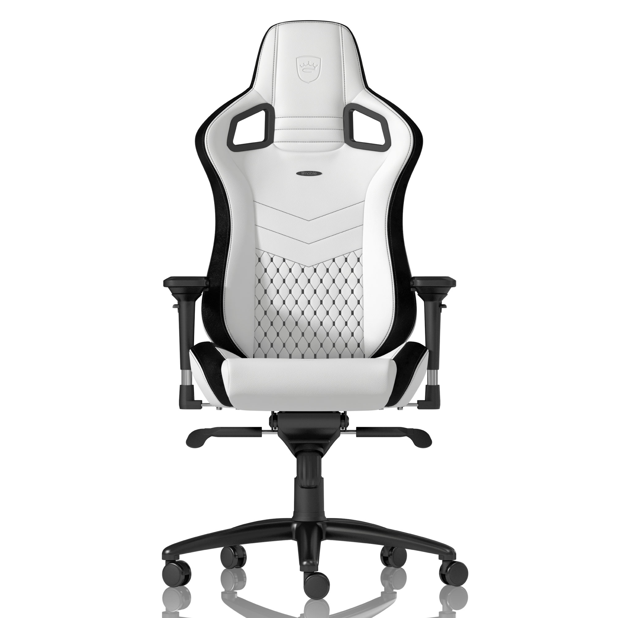 noblechairs EPIC - Premium White - ゲーミングチェア - 株式会社