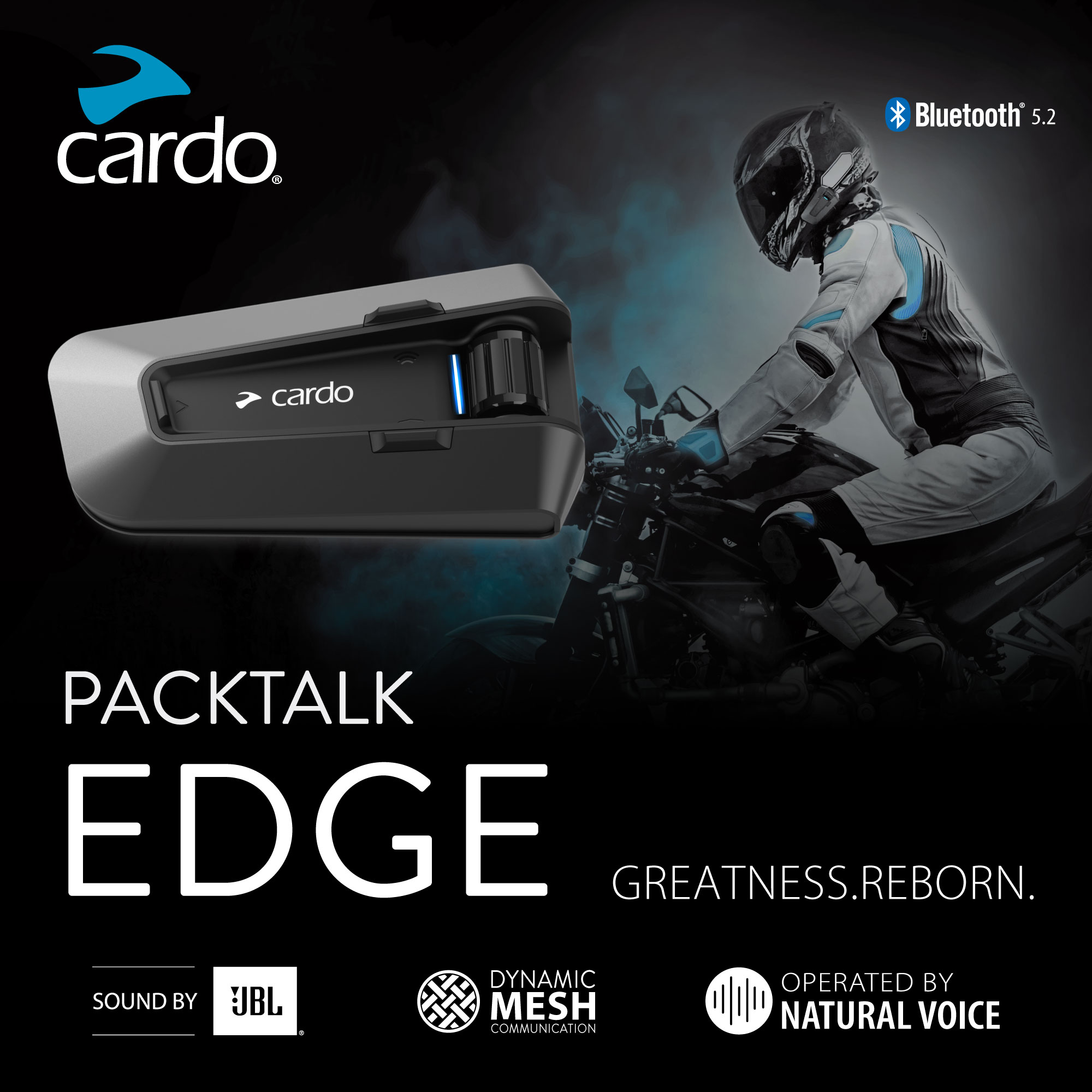 PACKTALK EDGE - Cardo - バイク用インカム - 株式会社アーキサイト