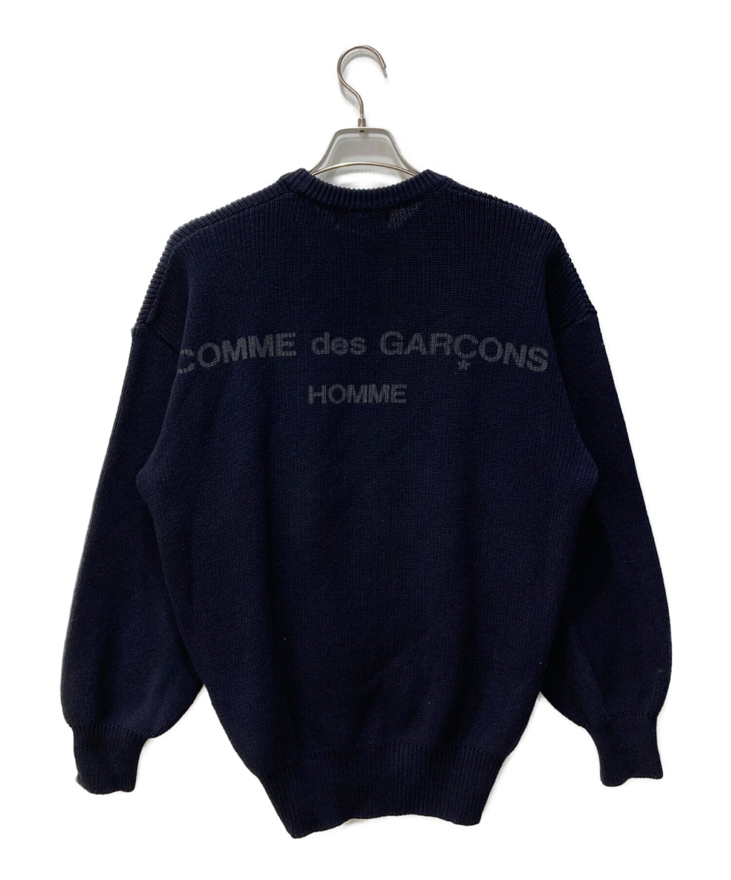 Pre-owned] COMME des GARCONS HOMME [OLD] Back Logo Knit HN-110250