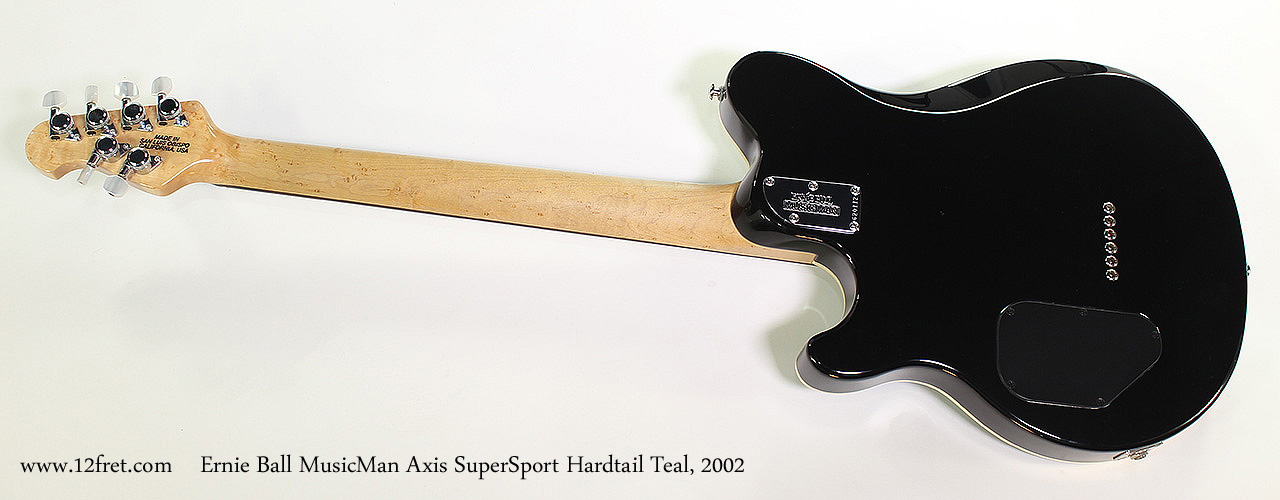 2002 Ernie Ball MusicMan Axis Super Sport Hardtail Teal | archive