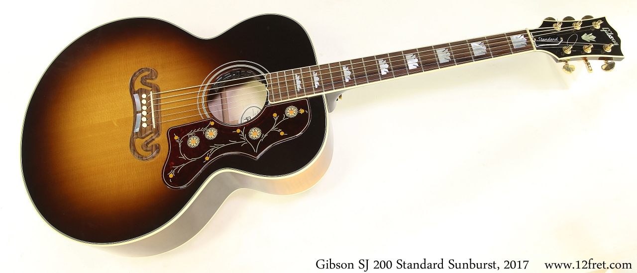 Gibson SJ 200 Standard Sunburst, 2017 | archive.12fret.com