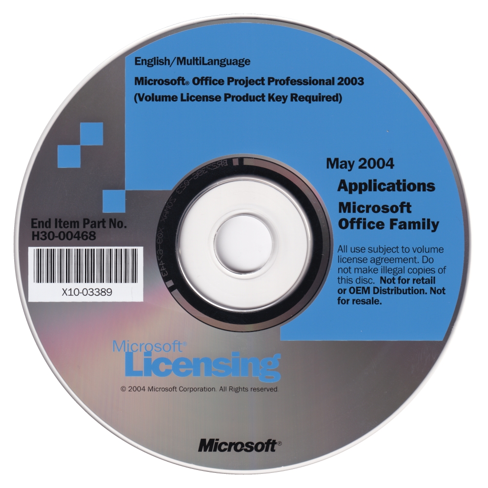 Microsoft Project 2003 Professional Edition : Microsoft : Free