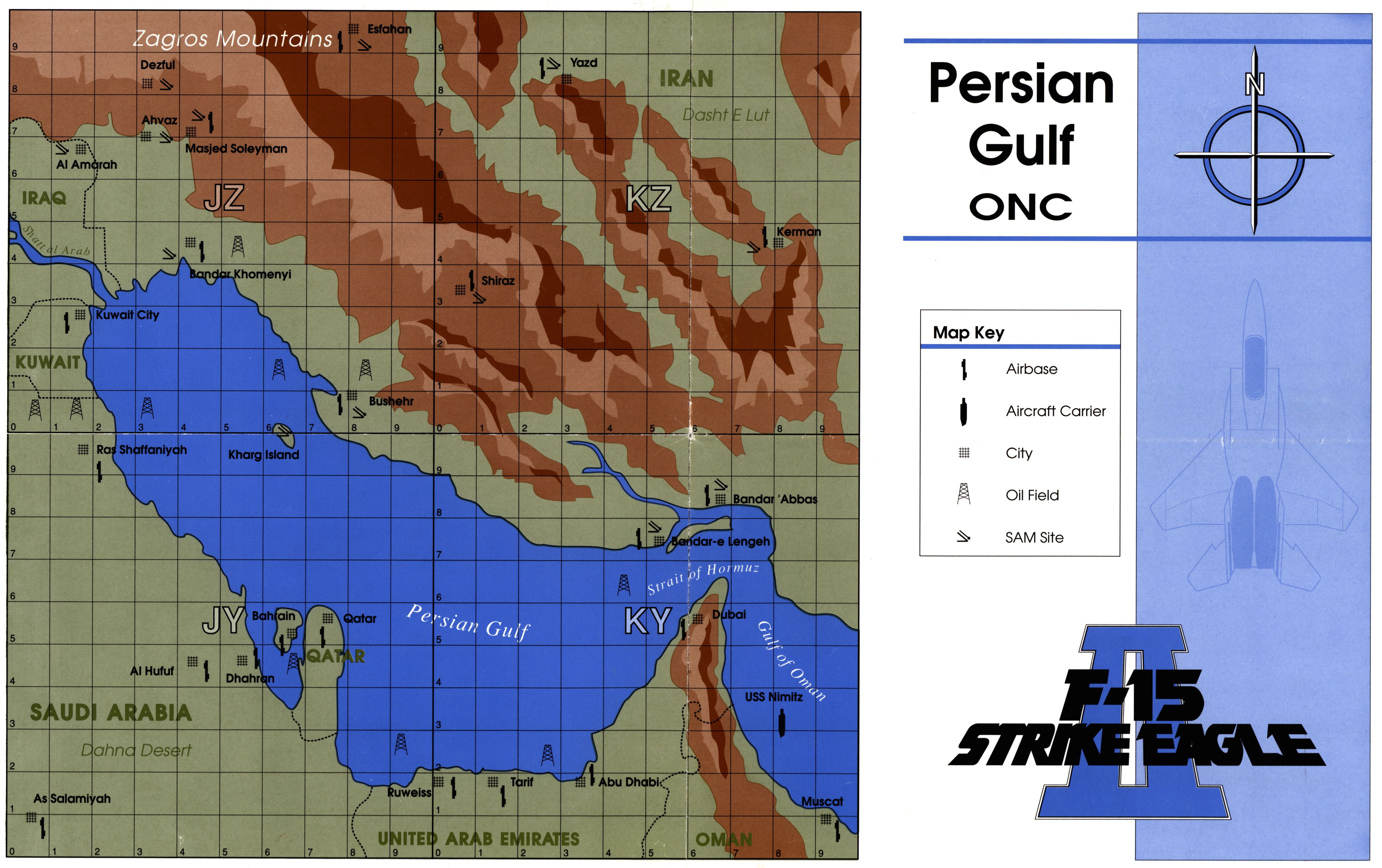 F 15 Strike Eagle II + Desert Storm PC : Free Download, Borrow