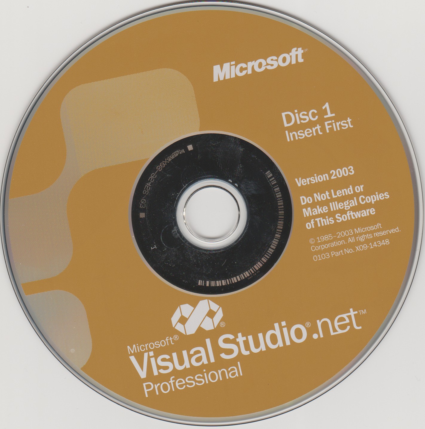Microsoft Visual Studio . NET 2003 Professional - Disc 1