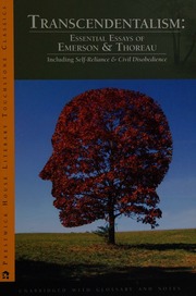 Transcendentalism : essential essays of Emerson & Thoreau