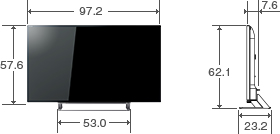 仕様表/43V型G20X｜テレビ｜REGZA：東芝