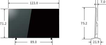 仕様表/55V型C340X｜テレビ｜REGZA：東芝