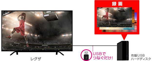 Z20X/録画/録画・再生｜テレビ｜REGZA：東芝