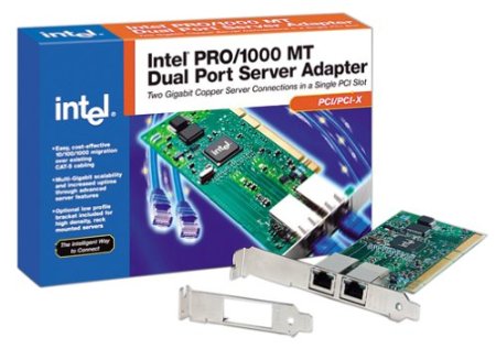 Intel PRO/1000 MT Dual Port Server Adapter (PCI, PCI-X