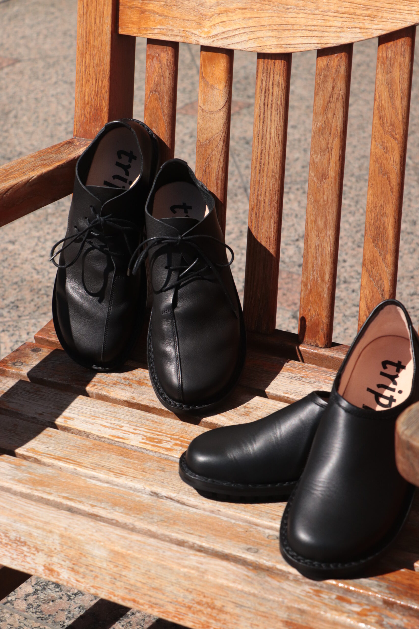 trippen 39 カーキ レザーブーツ trippen 39 カーキ レザーブーツ