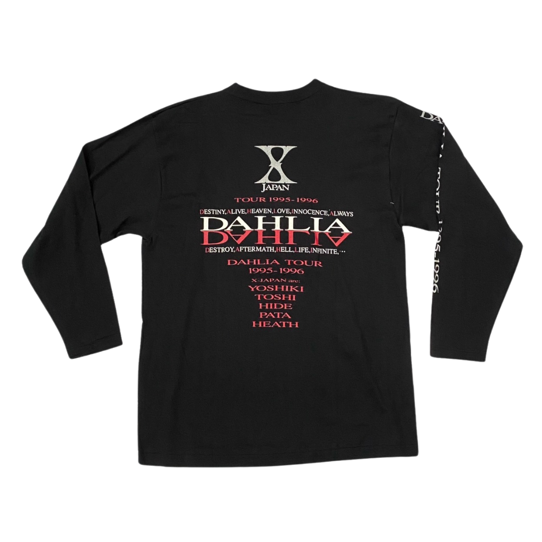 X JAPAN Long Sleeve T-Shirt: Dahlia Tour 1995-1996 – AREA-23