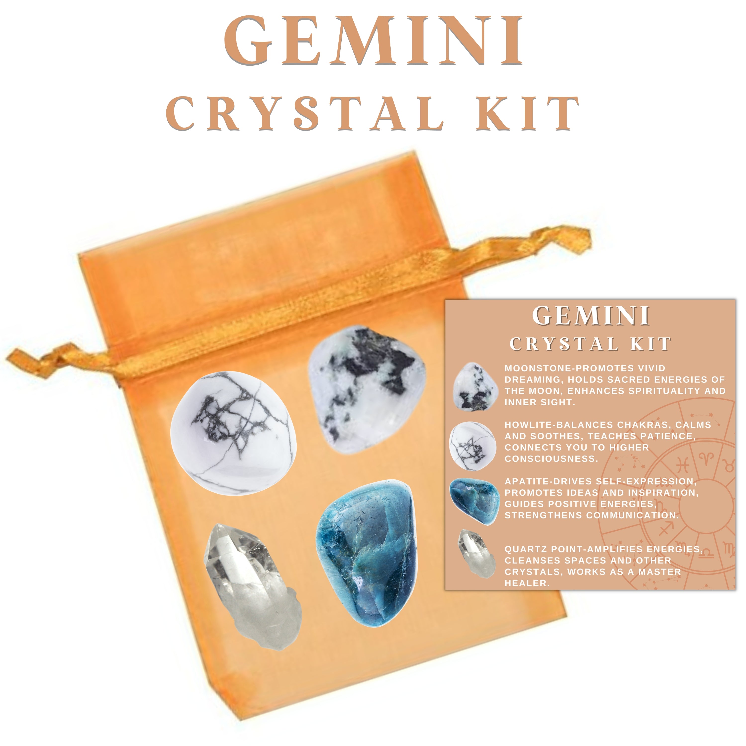 Gemini Zodiac Crystal Kit – Arabella Crystals