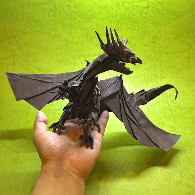 ぼくのなつやすみ2024① エンシェントドラゴン折りました！ | オリオリ
