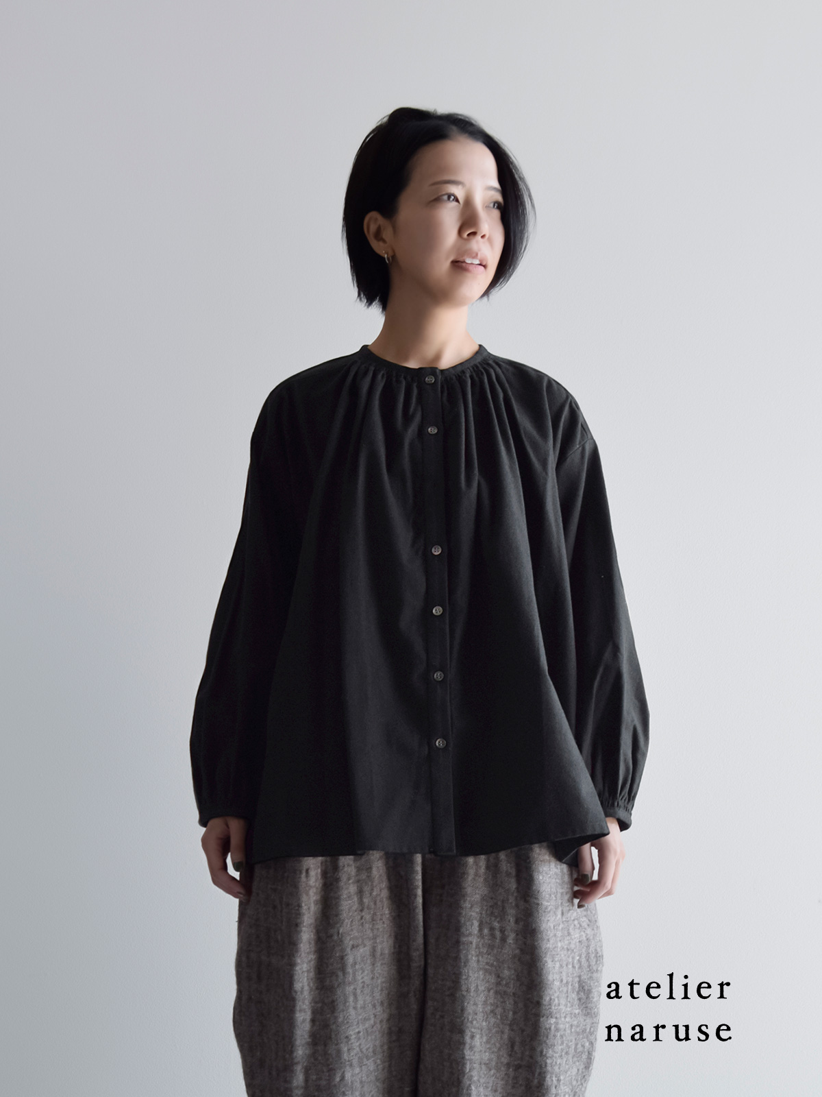 atelier naruse アトリエナルセ 起毛 オーガニック コットン ステッチ