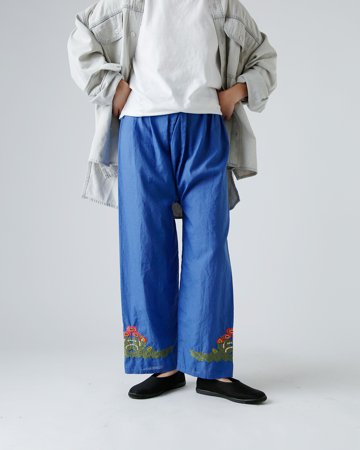 TOWAVASE トワヴァーズ コットン ラミー テーパード パンツ “Francette