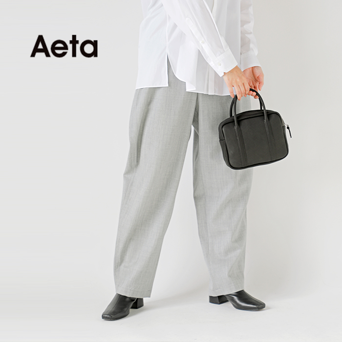 Aeta アエタ DA105 SQUARE BOSTON S ディアレザー スクエア ボストン