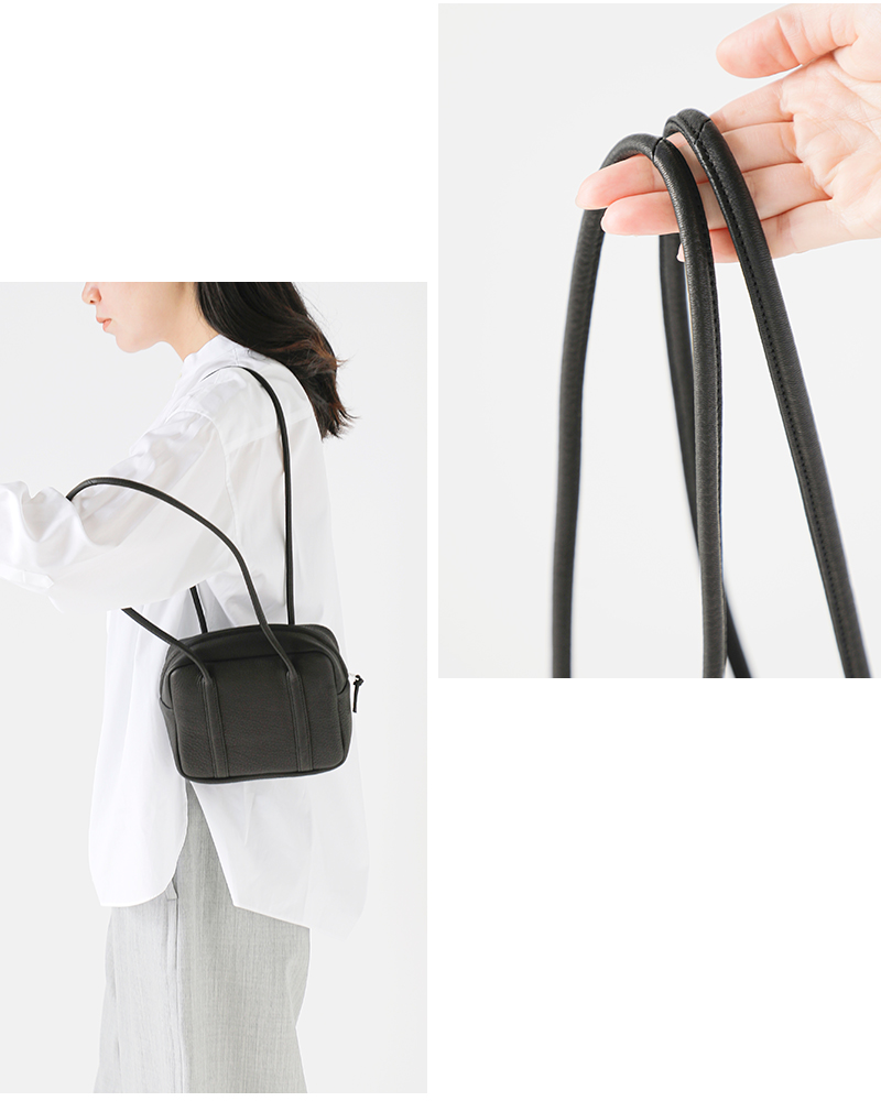 Aeta アエタ ディアレザー スクエア ボストン ロング ハンドル ミニ