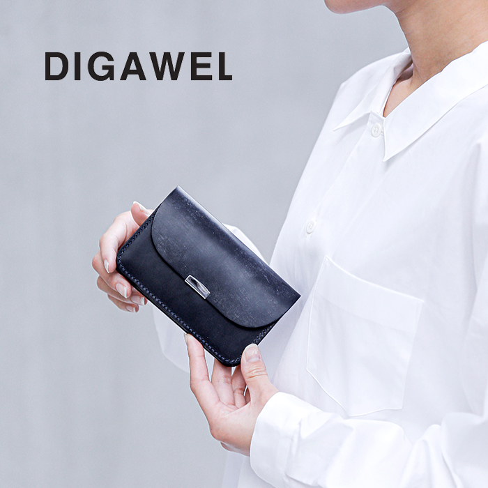 DIGAWEL ディガウェル ブライドルレザー ギャルソン パース dwzoz003