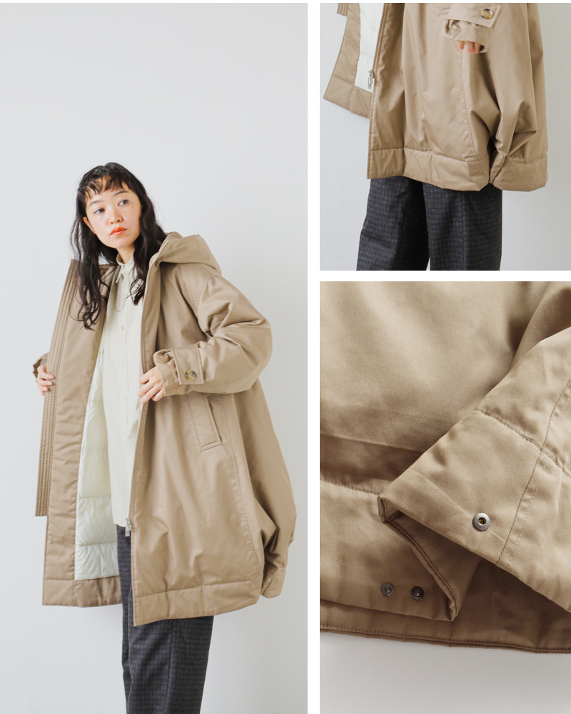 30%OFF】miffew ミフュー テントライン ジップアップ ダウン コート