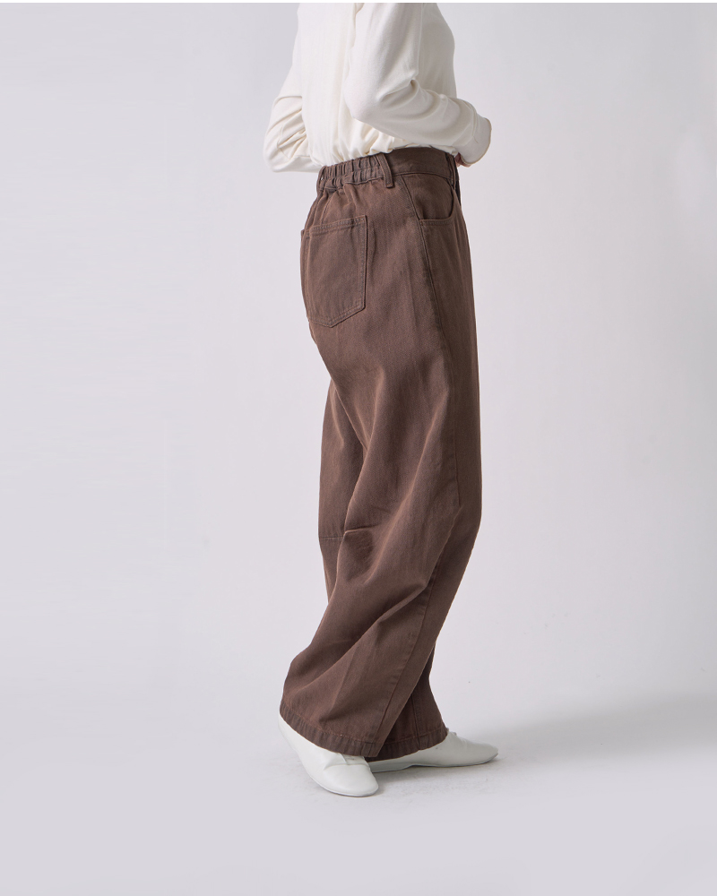 50%OFF】kelen ケレン カーブ デザイン カラー デニムパンツ “HEDY