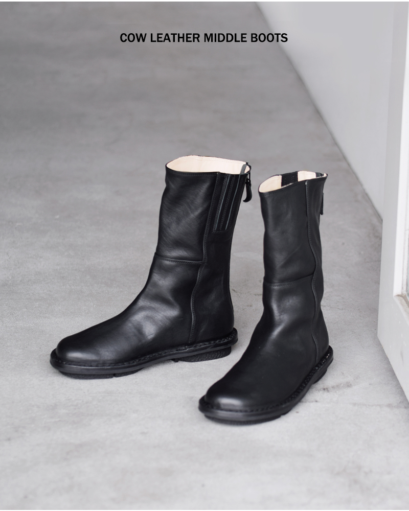 trippen トリッペン カウレザー ミドル ブーツ mid-boot-sat