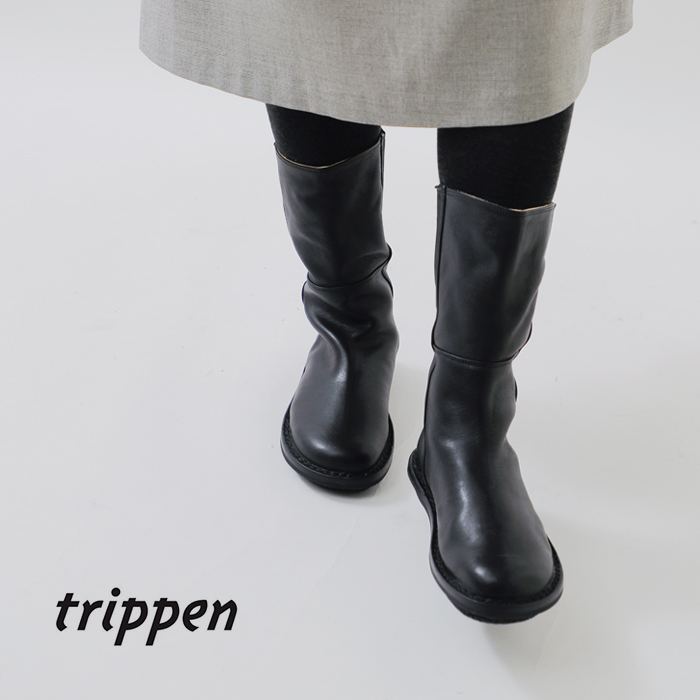 trippen トリッペン カウレザー ミドル ブーツ mid-boot-sat