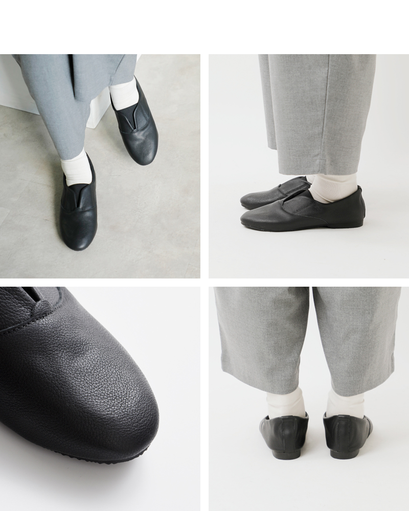 CROWN クラウン レザー フラット ジャズ シューズ elastictongue-ms