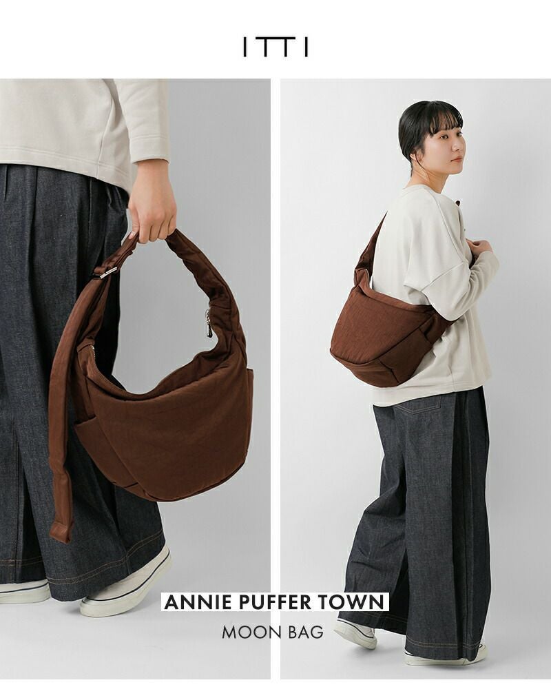 ITTI イッチ 撥水 三日月型 ショルダーバッグ ANNIE PUFFER TOWN MOON