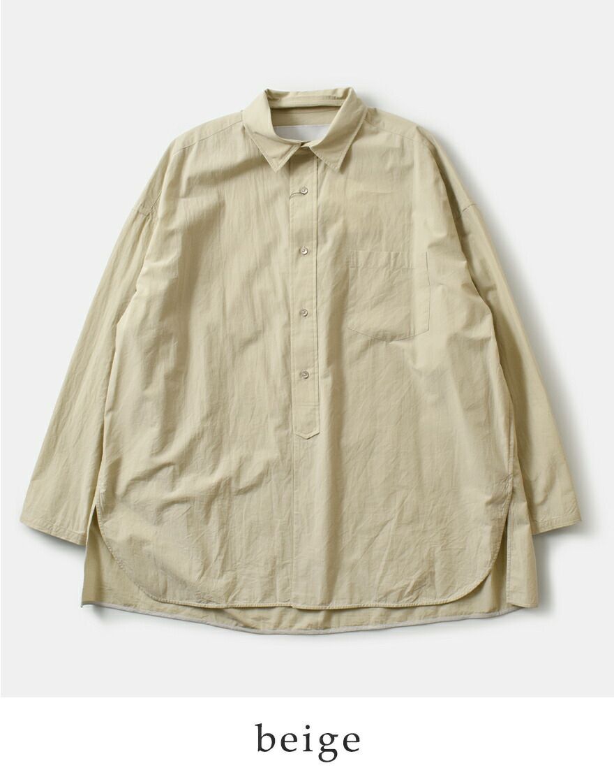 30%OFF】TICCA ティッカ コットン ハーブ スクエア ビッグ シャツ