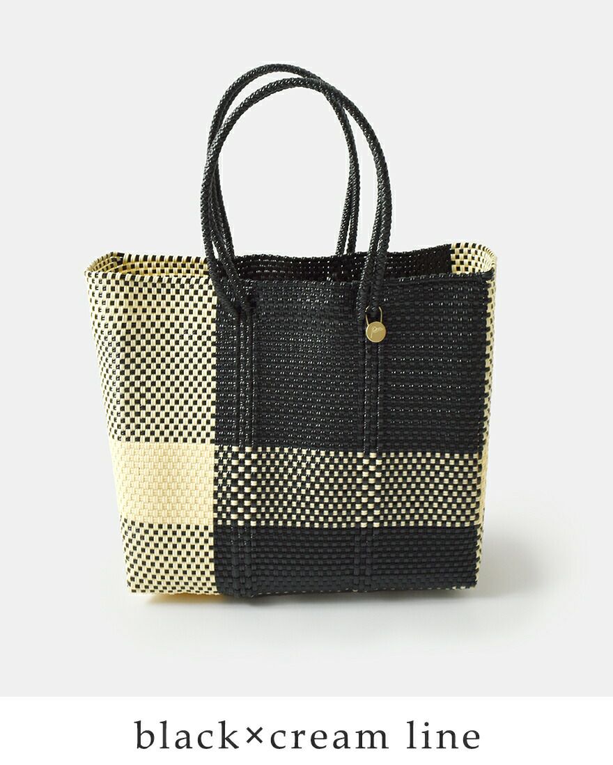 Letra レトラ メルカドバッグ ロングハンドル Mサイズ “CROSS LINE